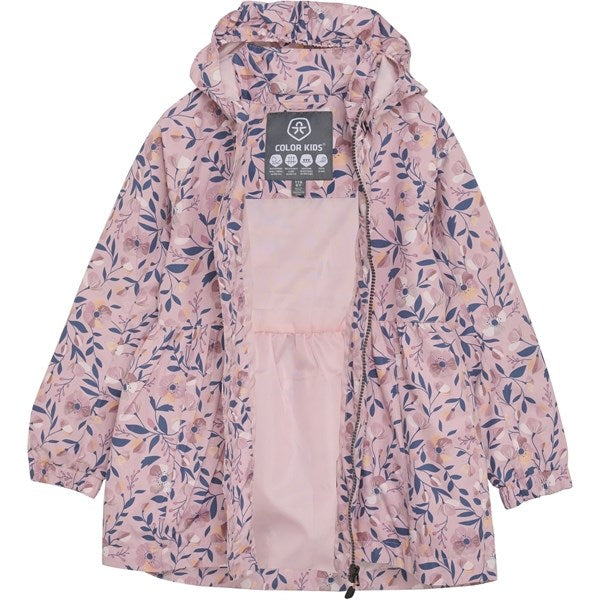 Color Kids Jacket AOP Bleached Mauve