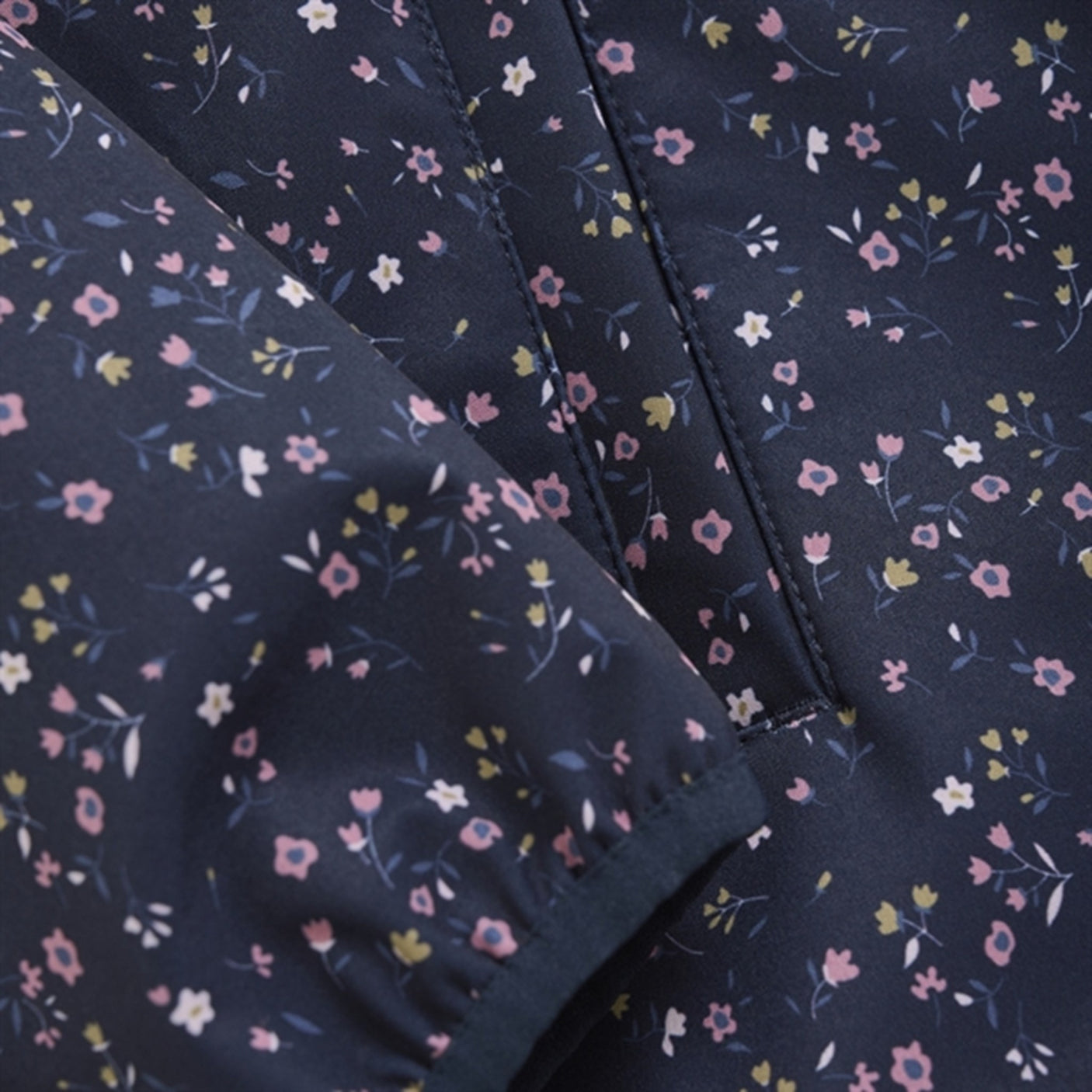 Color Kids Softshell Jacket AOP Total Eclipse