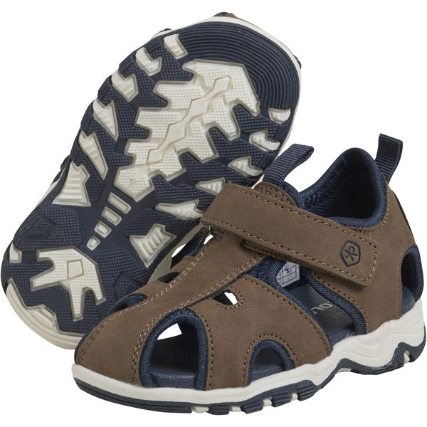 Color Kids Baby Sandals with Velcro Strap Rain Drum