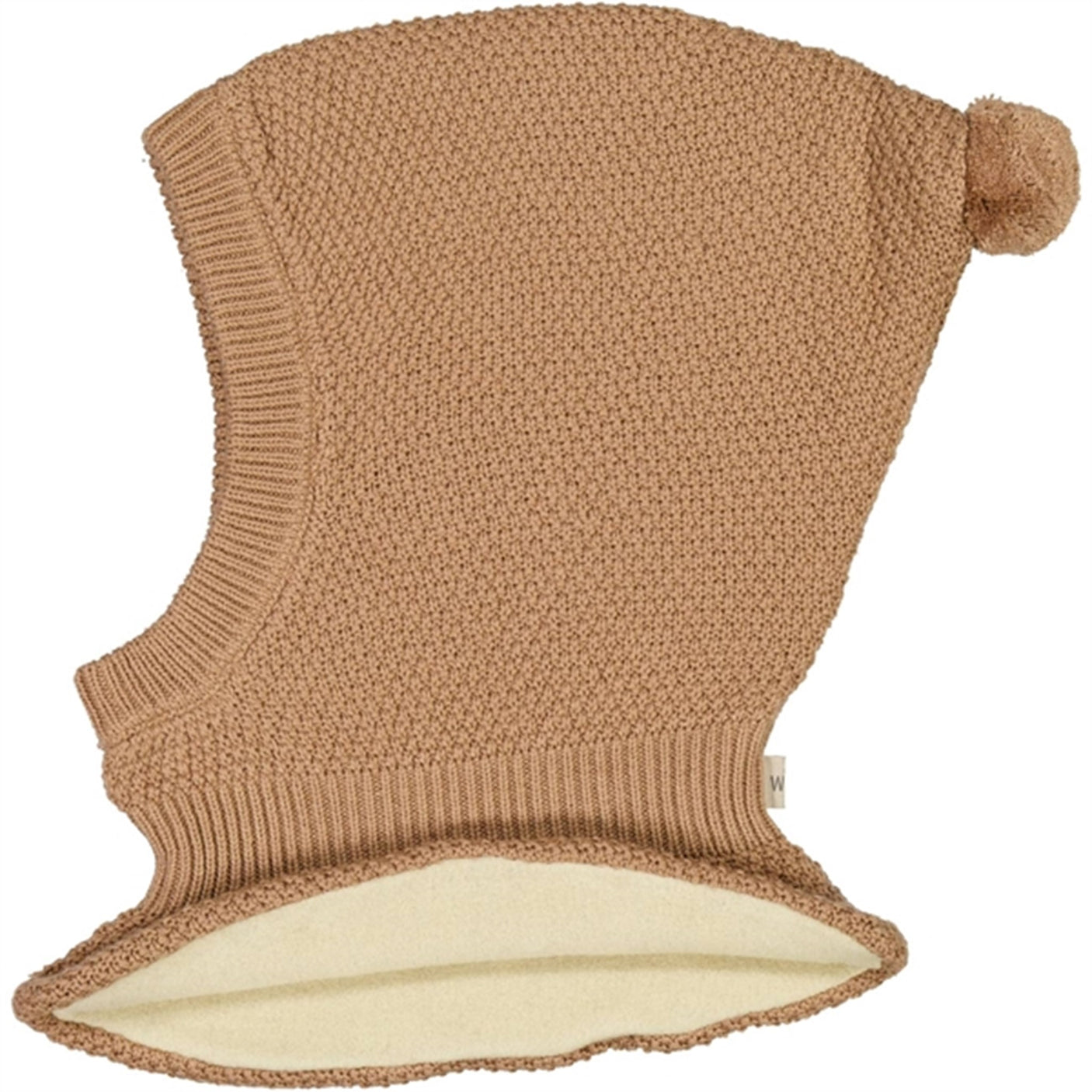 Wheat Knitted Balaclava Pomi Affogato 2