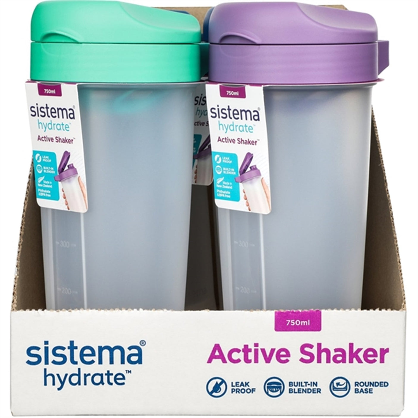 Sistema Active Shaker 750 ml Minty Teal