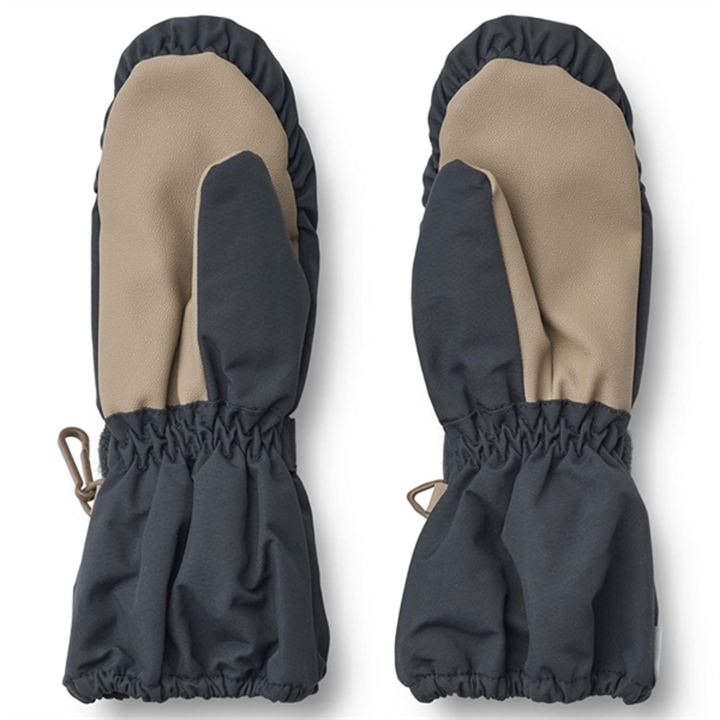 Wheat Mittens Tech Dark Blue