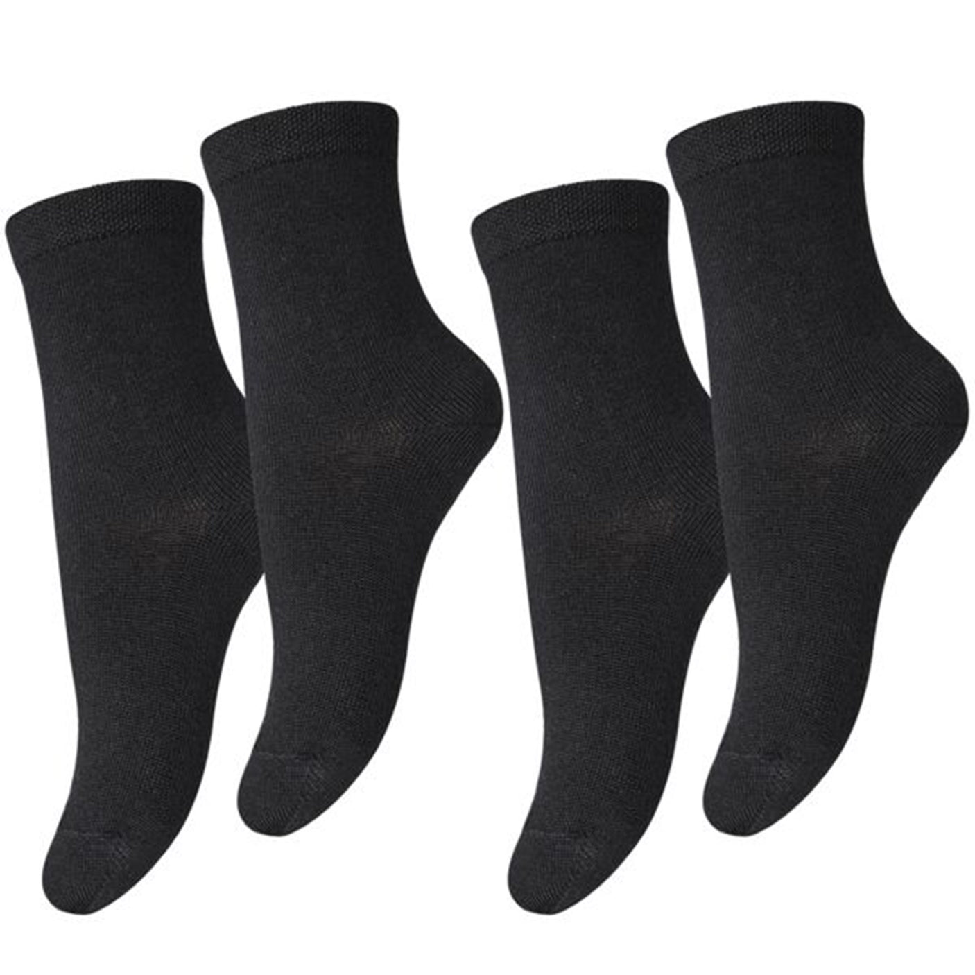 MP Viscose/Bamboo Plain Black 2-Pack