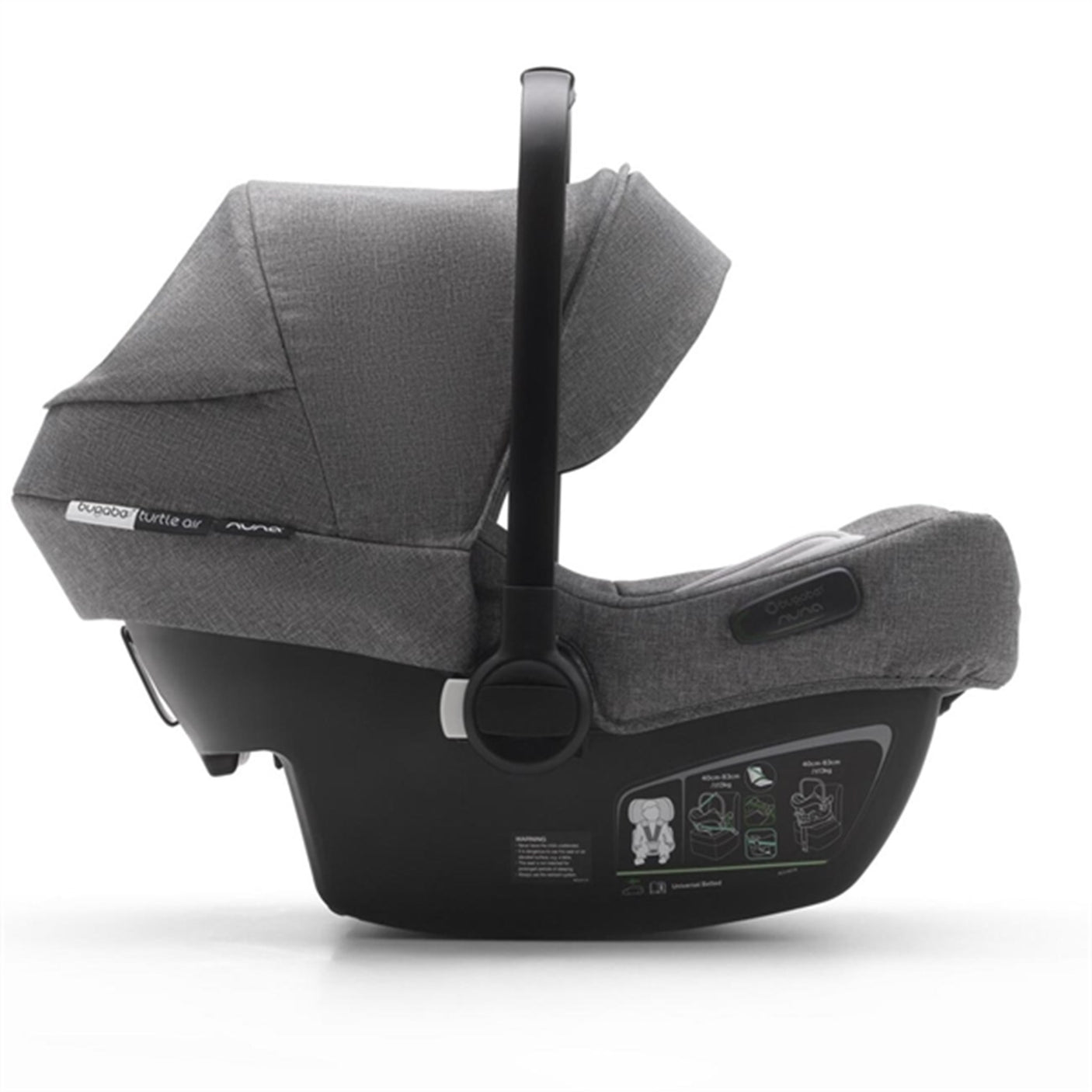 Bugaboo Turtle Air by Nuna Grey Melange