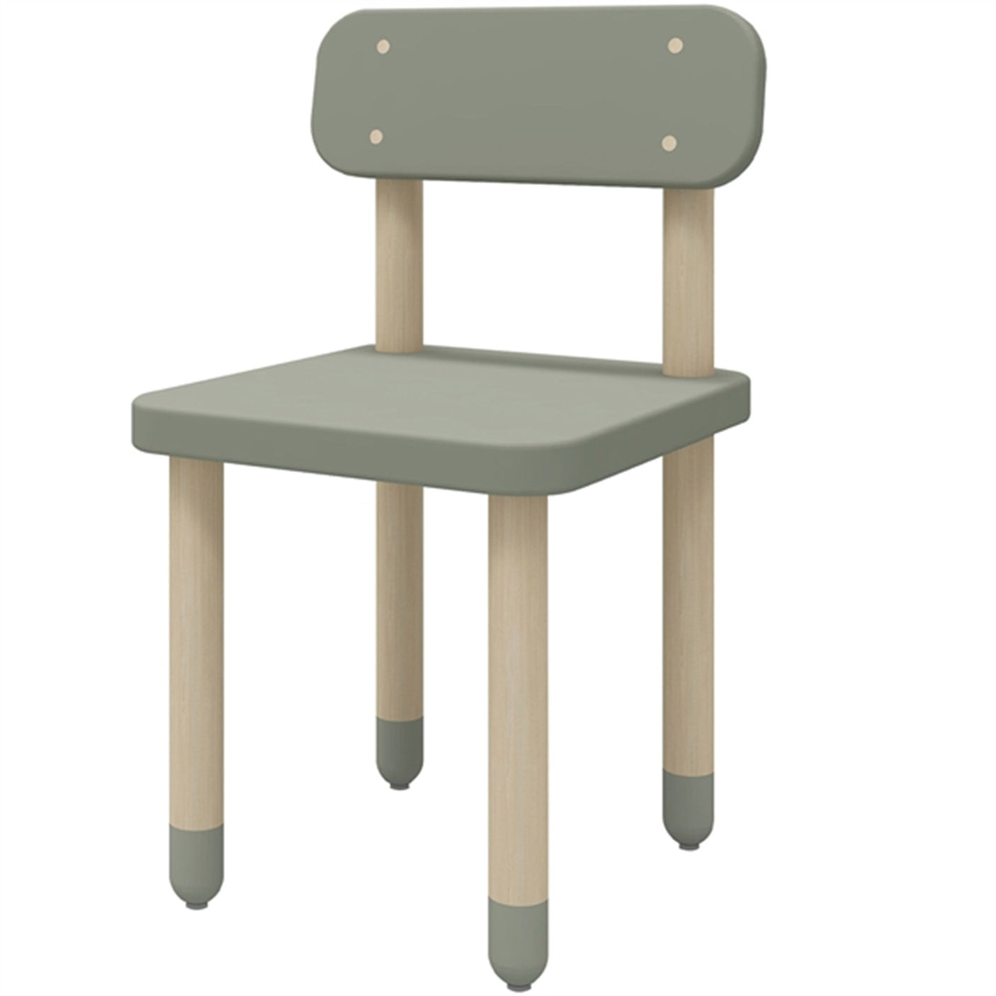 Flexa Dots Chair Natural Green