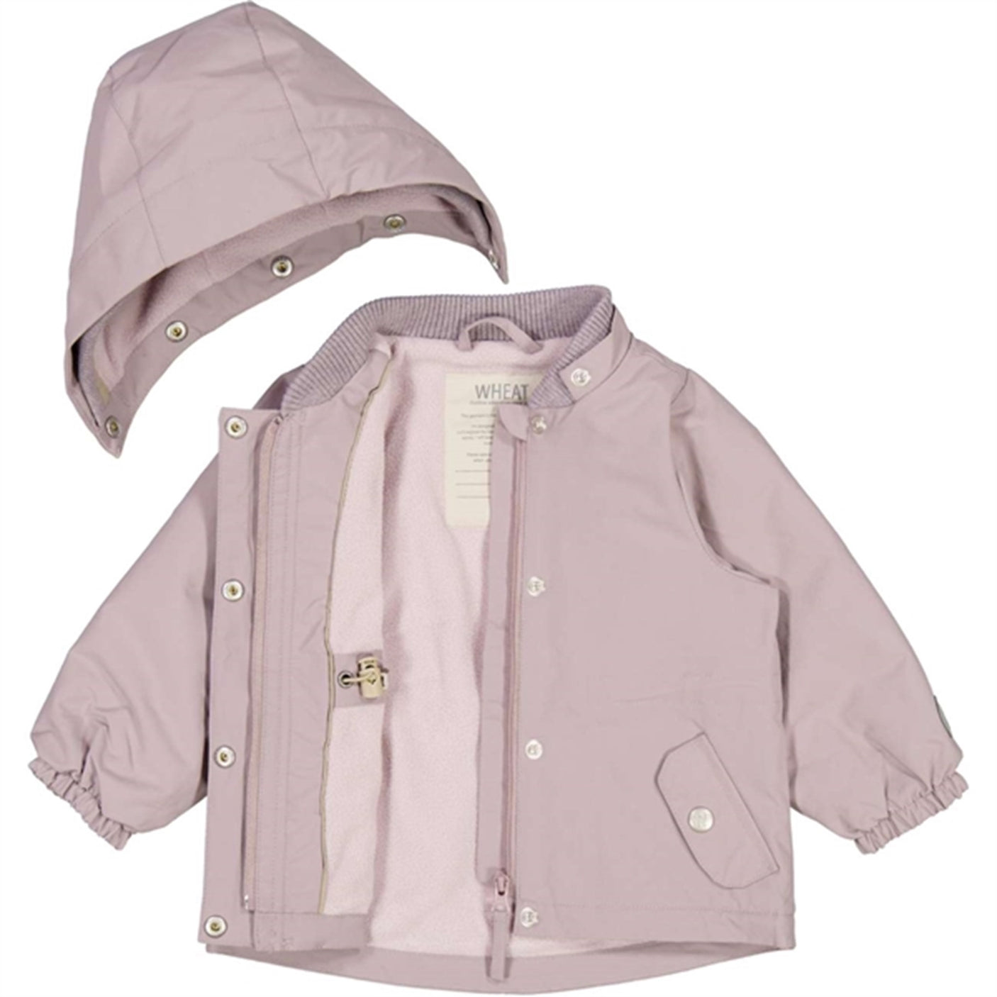 Wheat Jacket w. Fleece Gry Tech Purple Dove