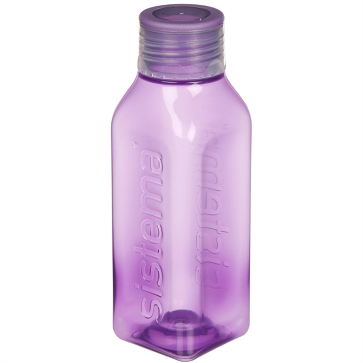 Sistema Square Water Bottle 475 ml Misty Purple