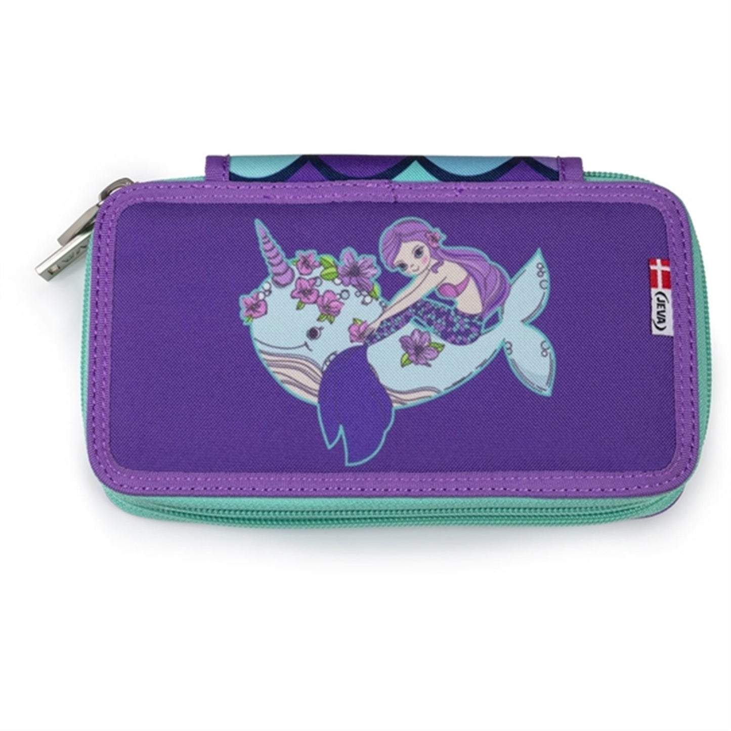 JEVA Pencil Case Rainbow Mermaid