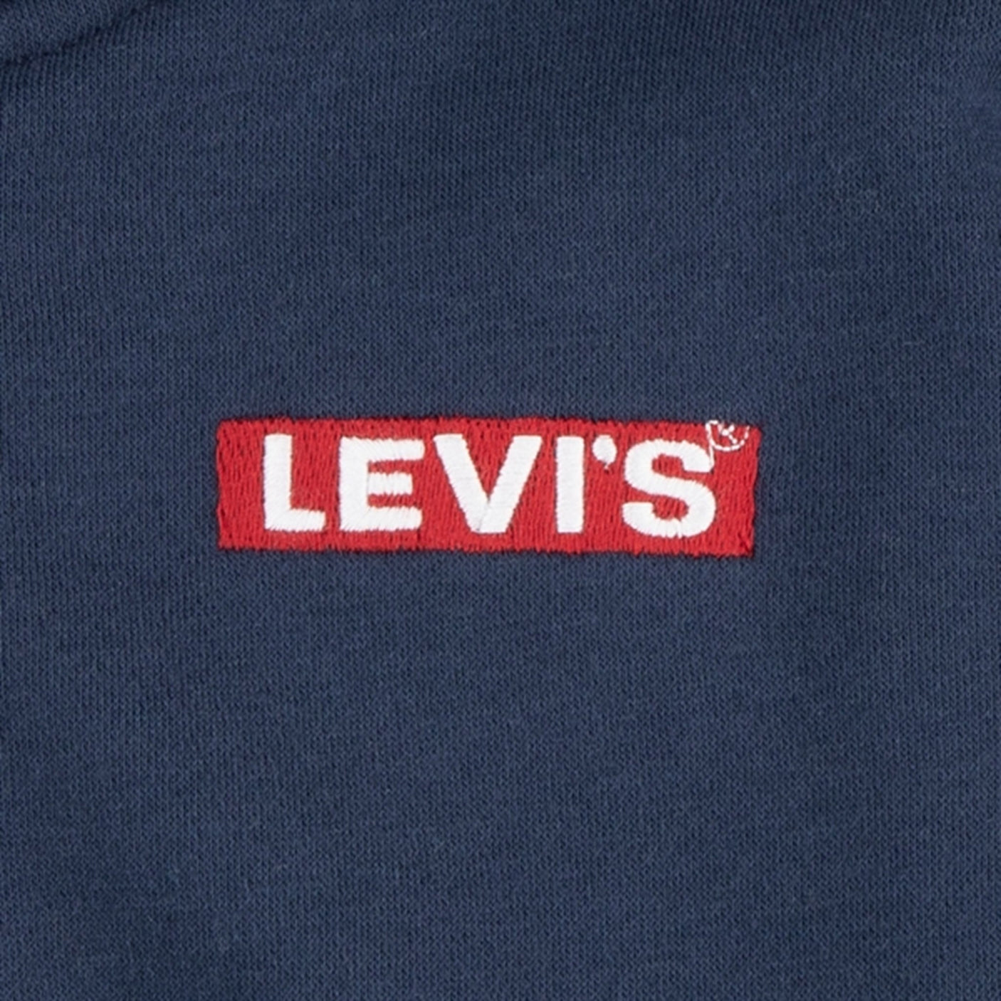 Levi's Box Tab Full Zip Hoodie Dress Blues