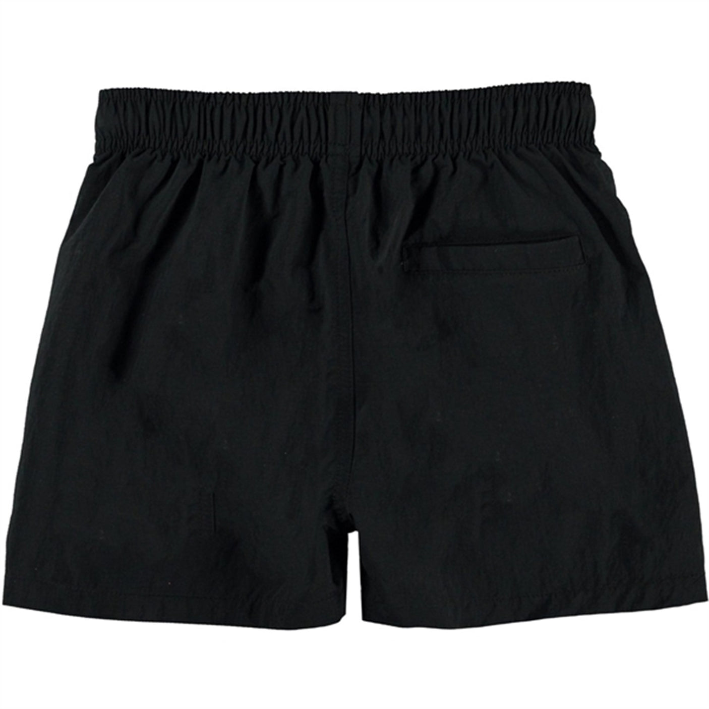 Molo Black Niko Solid Swim Trunks