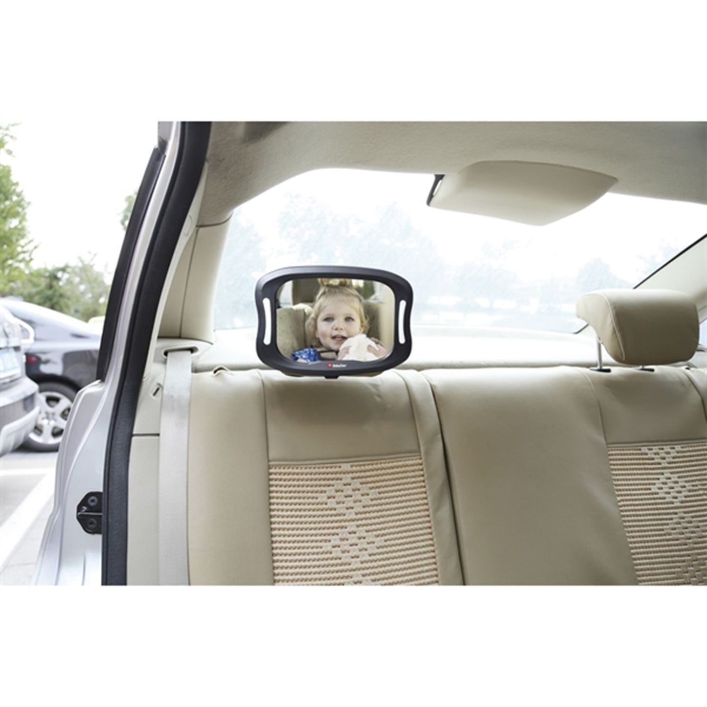 BabyDan Car Seat Mirror with LED light 28,5x19,5cm