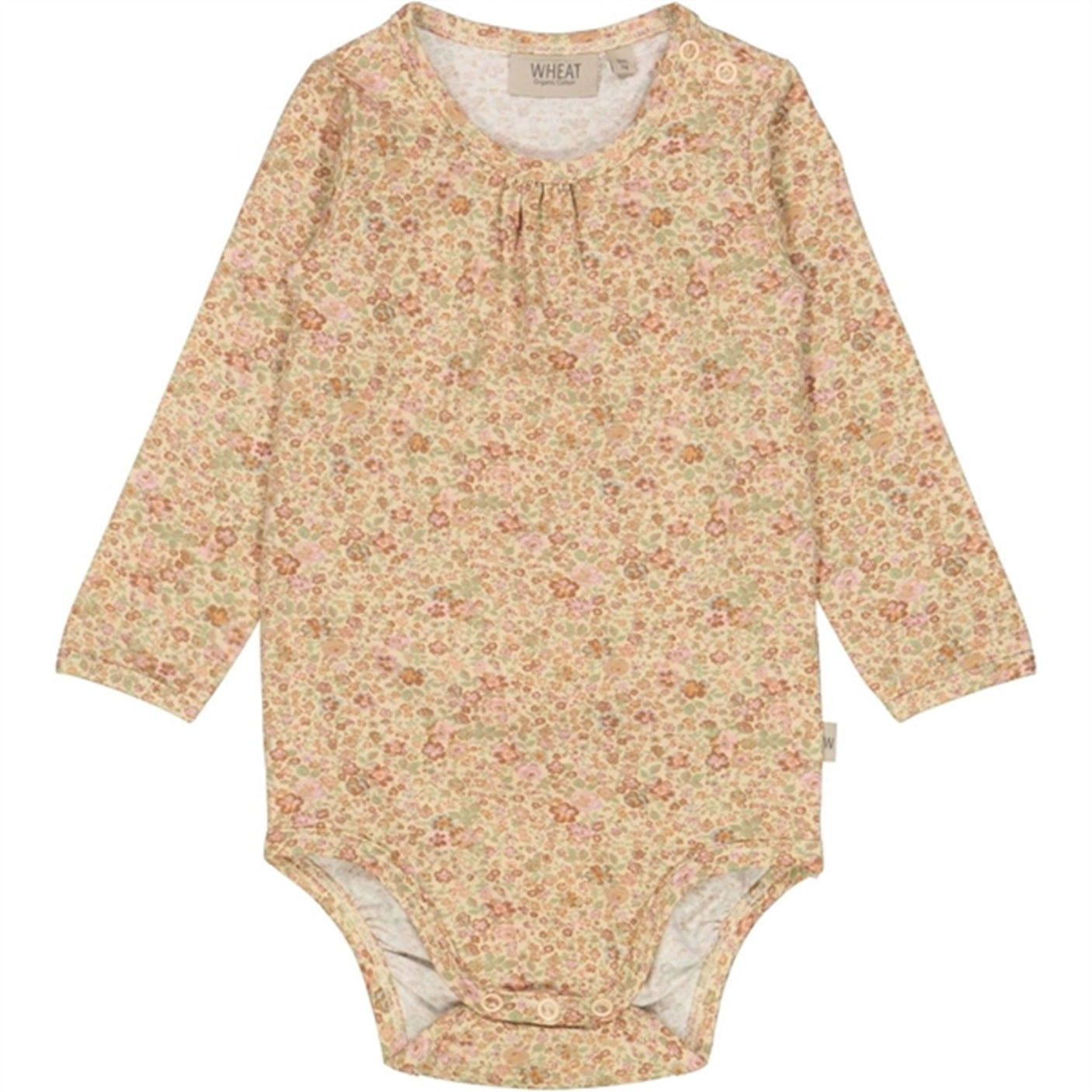 Wheat Barely Beige Small Flowers Liv Body
