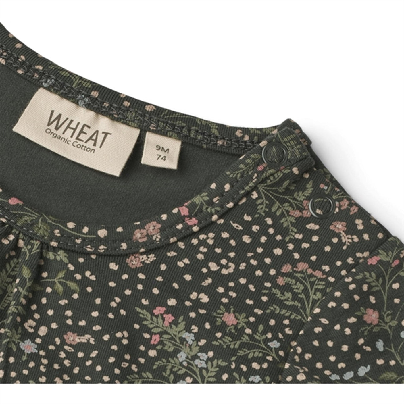 Wheat Black Coal Small Flowers Body Liv