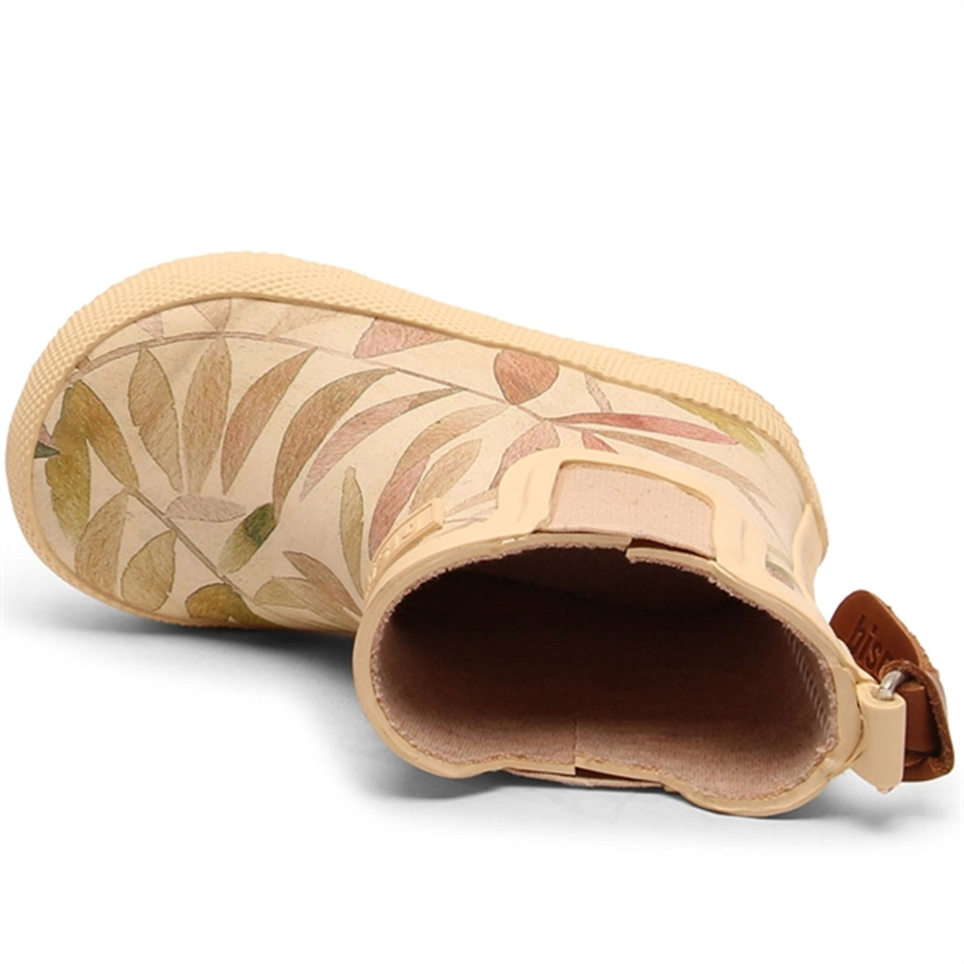 Bisgaard Wellies Baby Beige Leaves
