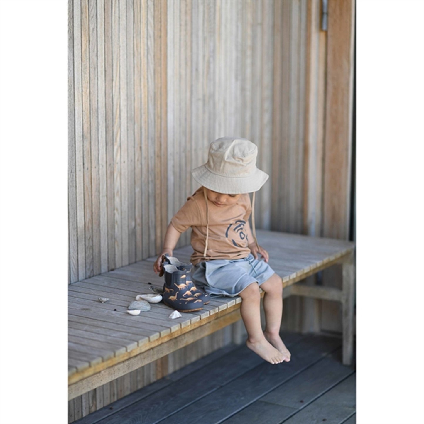 Bisgaard Rubber Boots Baby Camel Dinos
