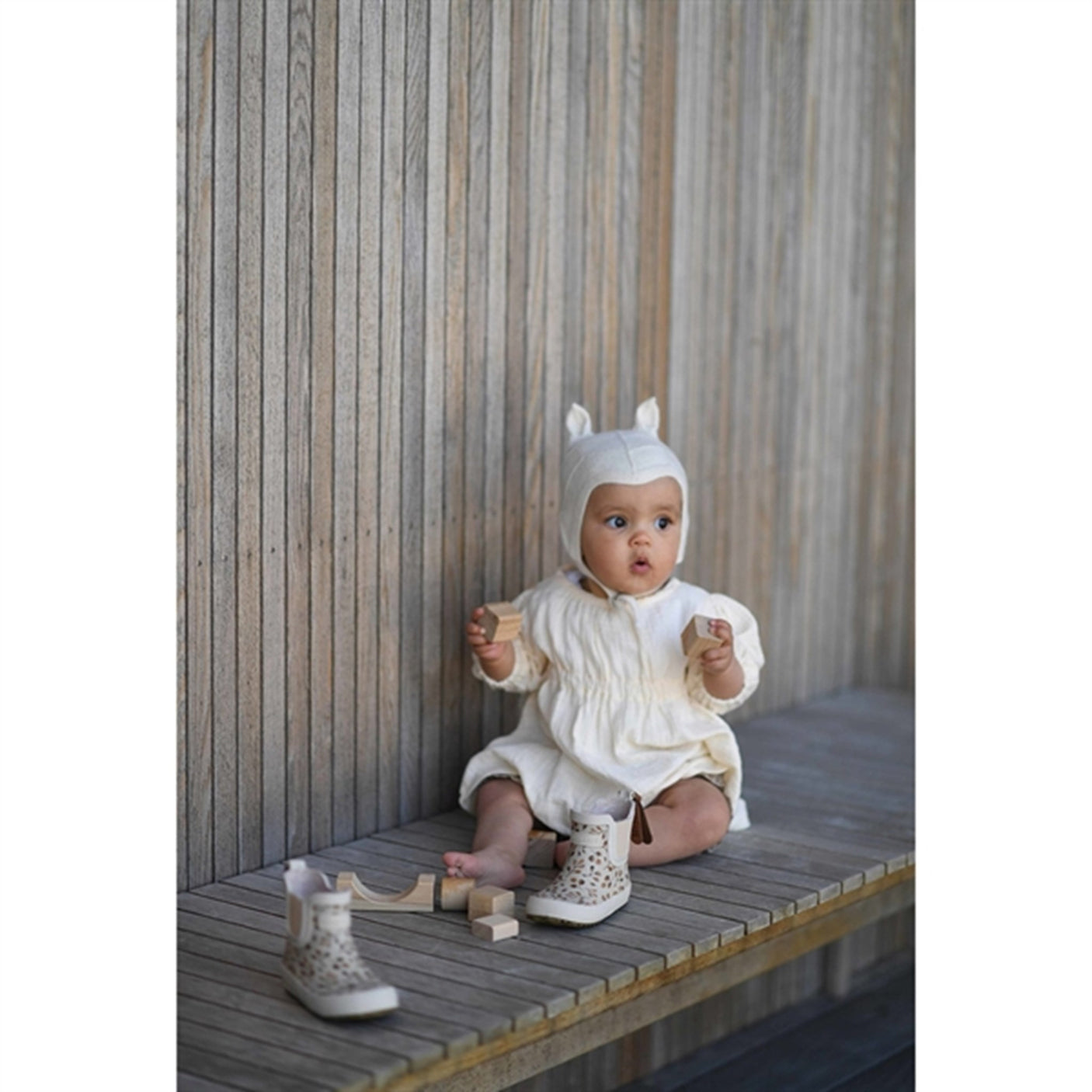 Bisgaard Rubber Boots Baby Sage Herbs