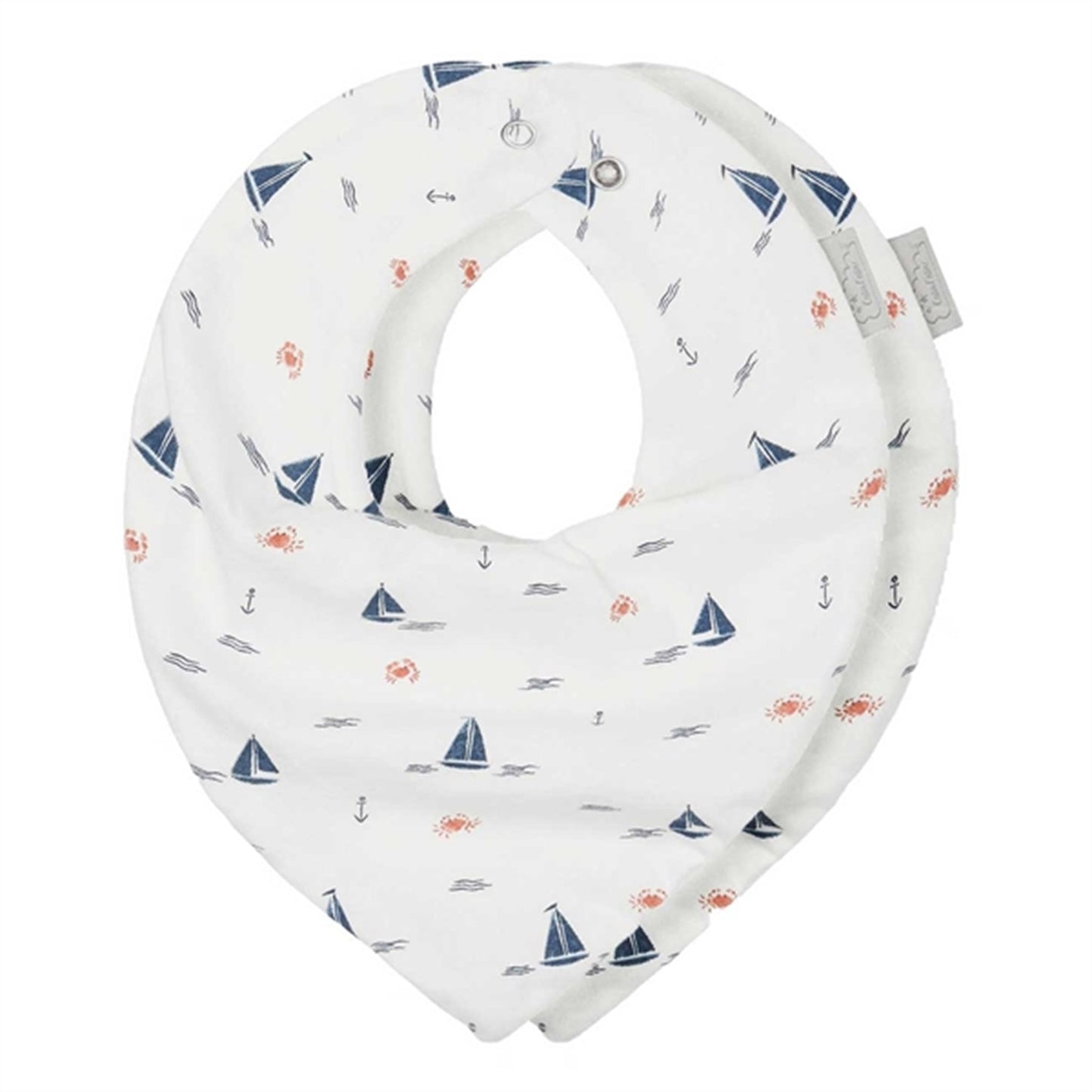 Cam Cam Copenhagen Bandana Teething Bib Sailboats