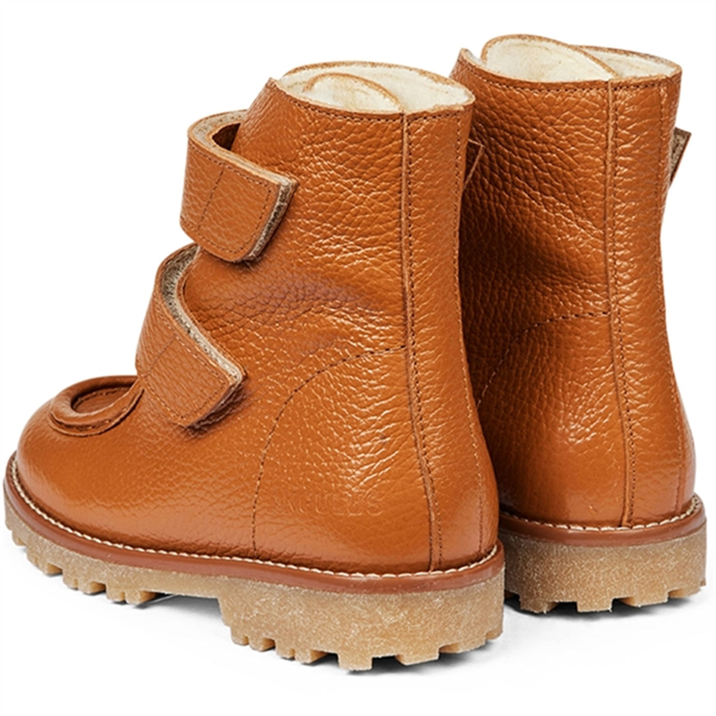 Angulus Mid-Cut Sneaker With Velcro Caramel