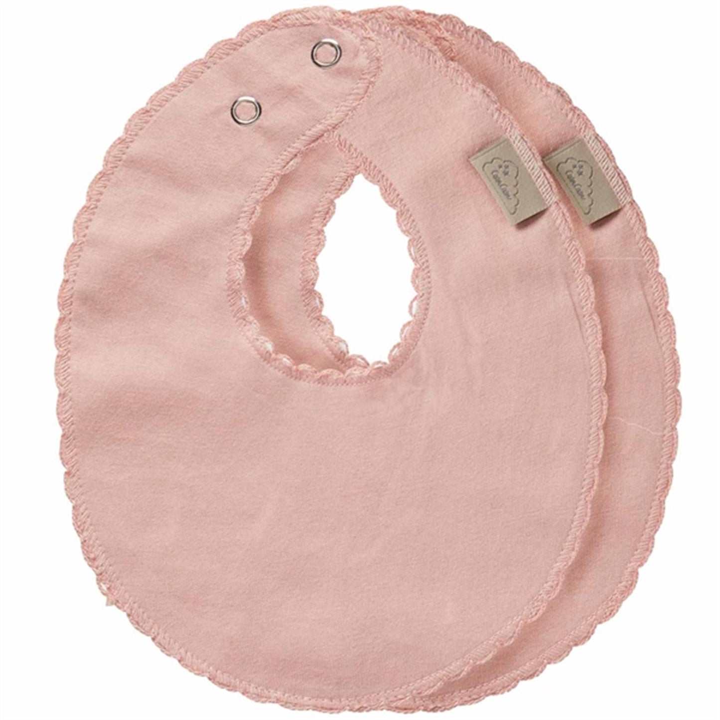 Cam Cam Copenhagen Bib 2-pack Blossom Pink