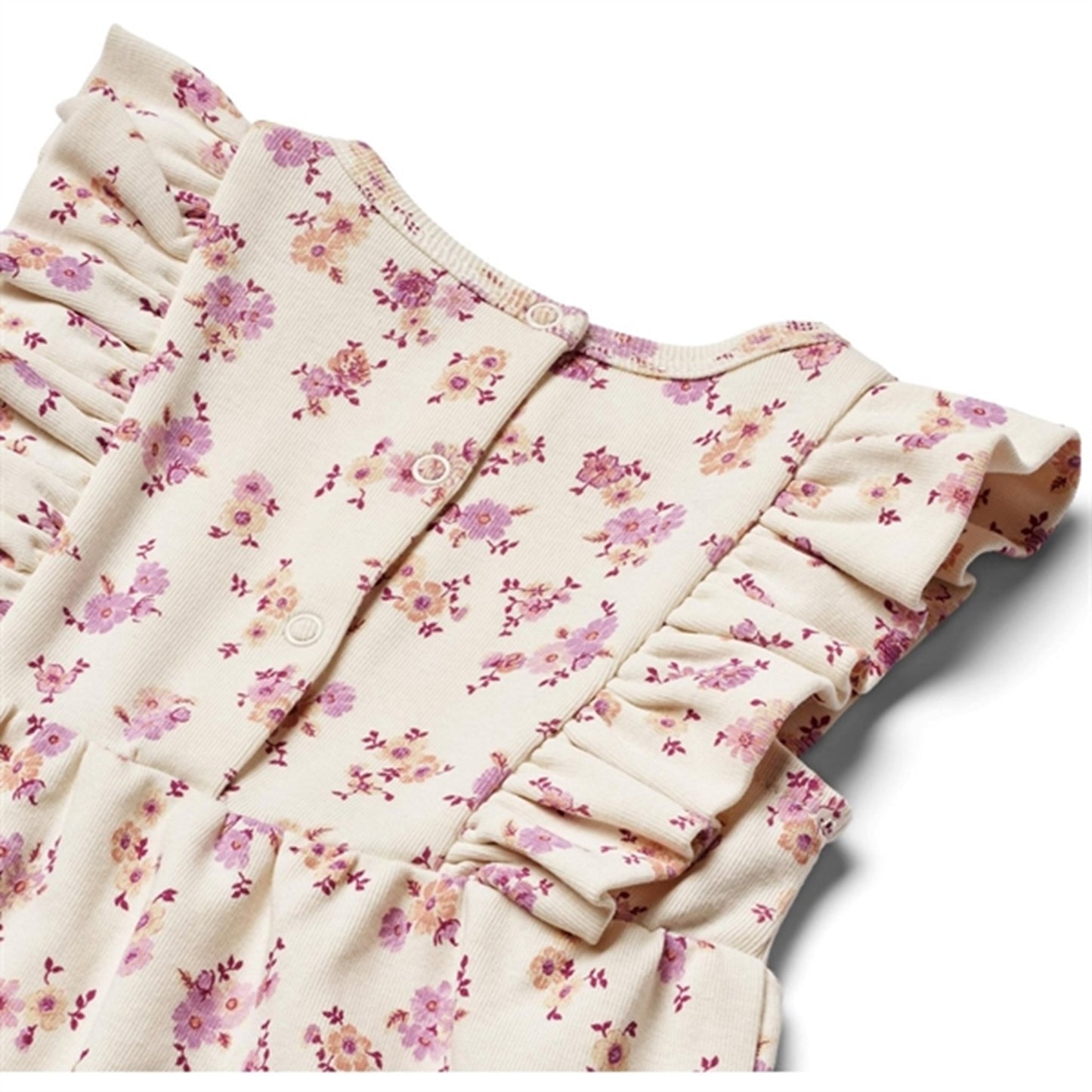 Wheat Shell Flowers Playsuit Havanna