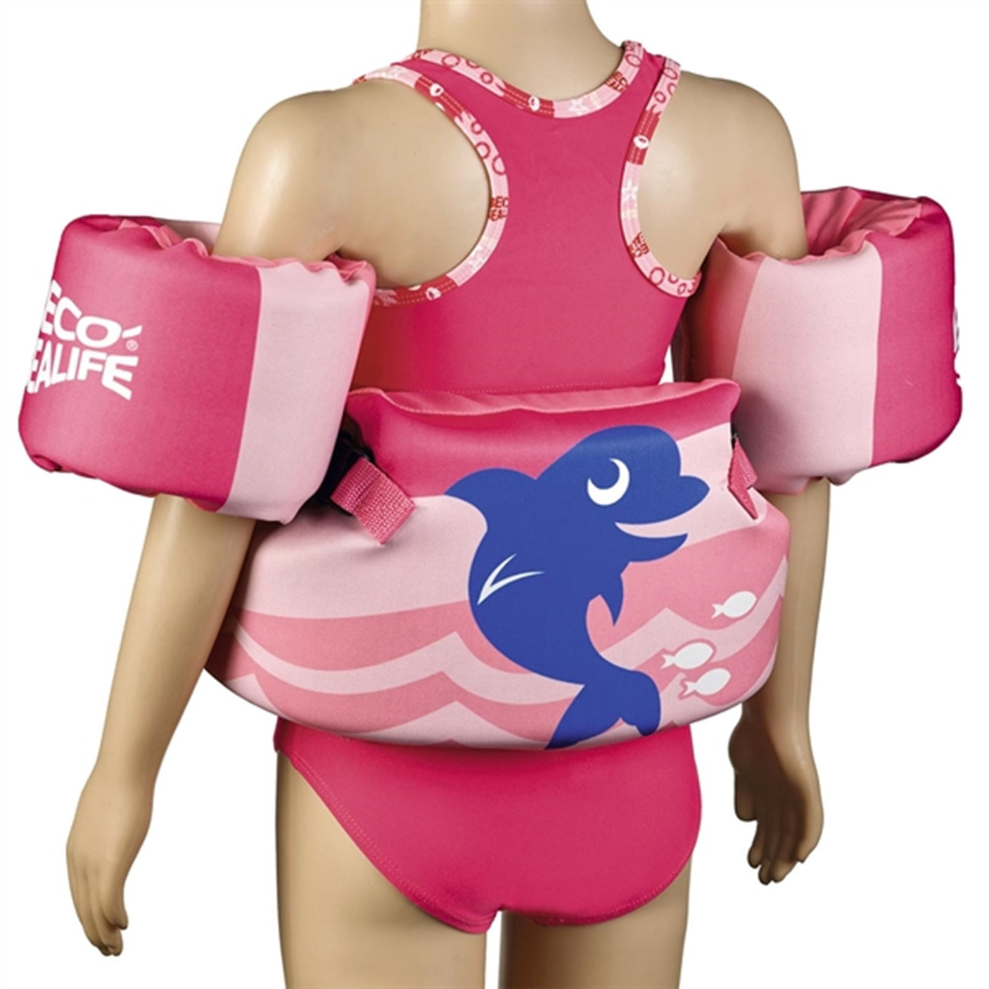 BECO Sealife Neopren Learn-To-Swim Set Pink