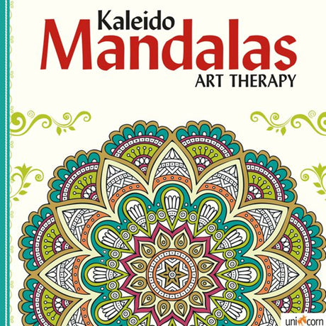 Forlaget Unicorn Mandalas Kaleido Black
