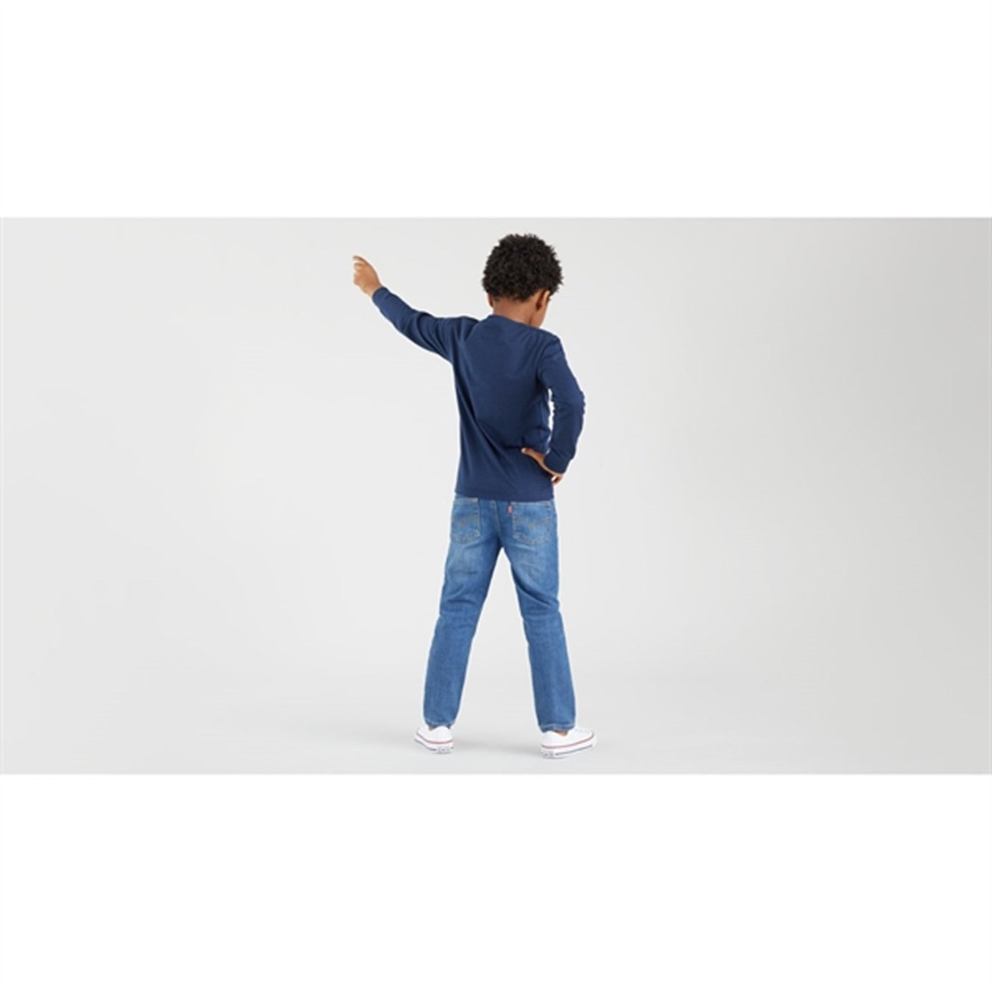 Levi's Long Sleeve Batwing T-Shirt Dress Blues