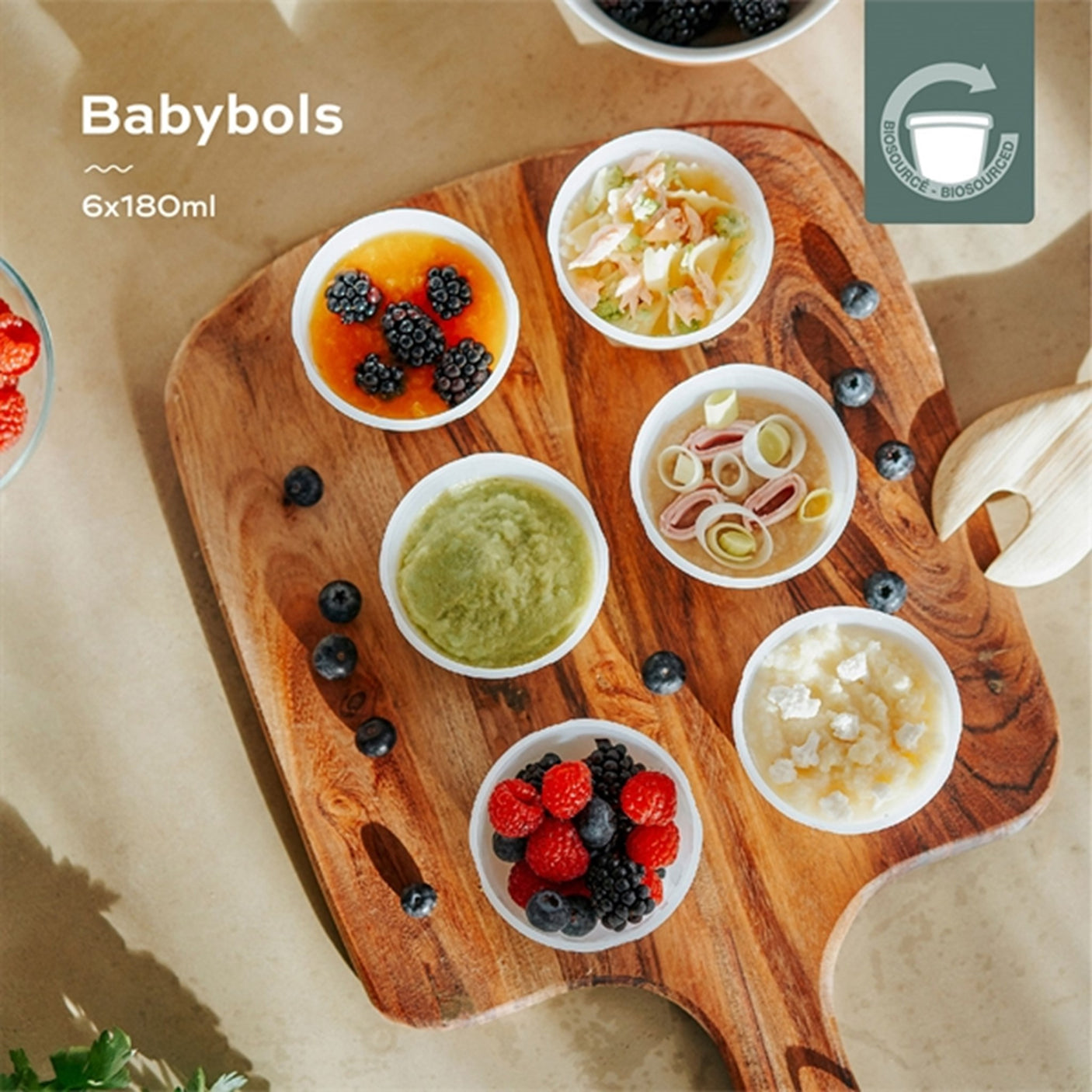 Babymoov ECO Food Container - 6x 180ml