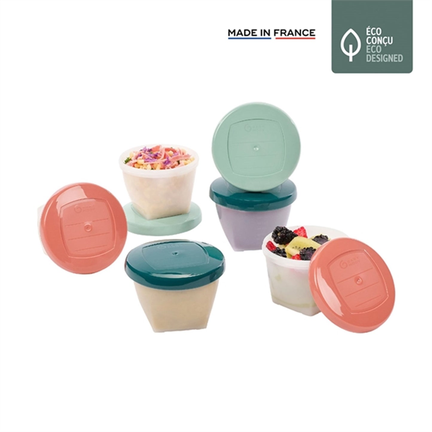 Babymoov ECO Food Container - 6x 180ml