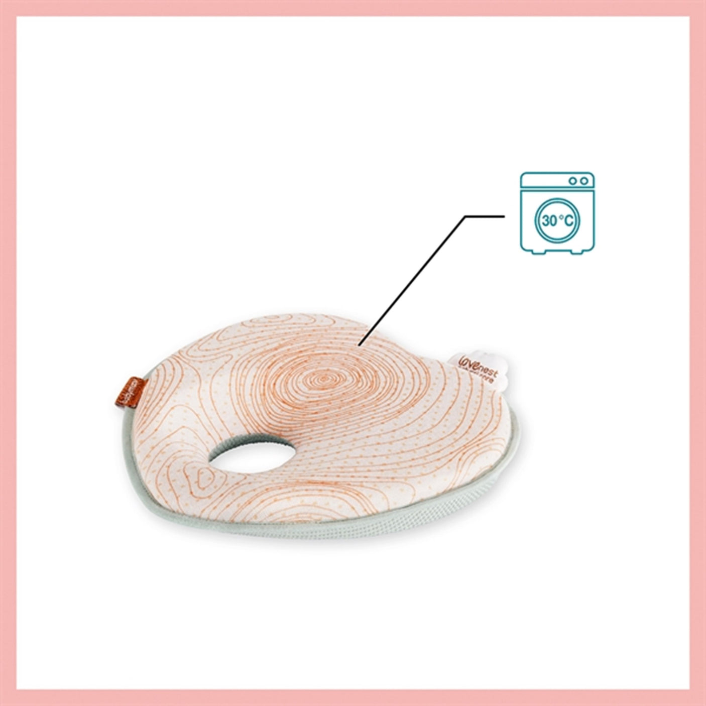 Babymoov Lovenest Baby Pillow Natural Care - Antibakteriel