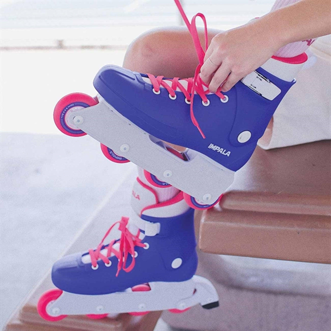 Impala Lightspeed Inline Skate Blue/Pink 2