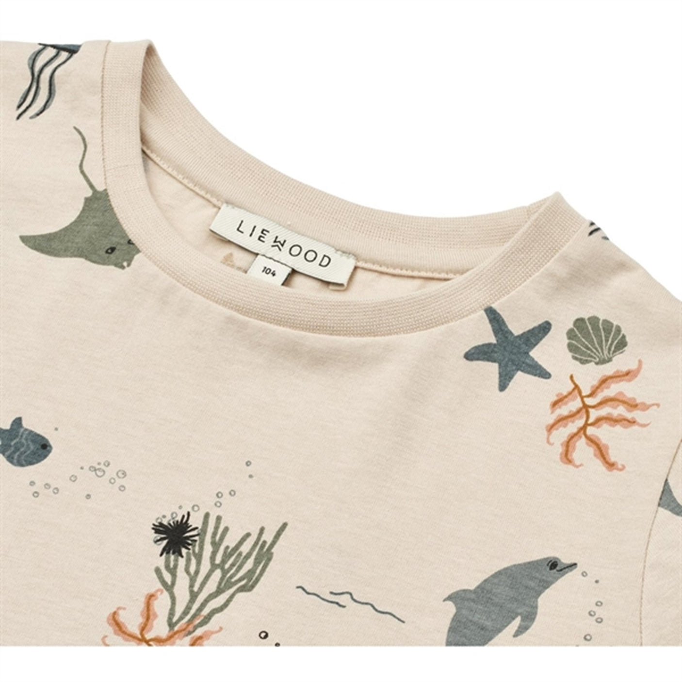 Liewood Sea Creature/Sandy Apia Printed T-shirt