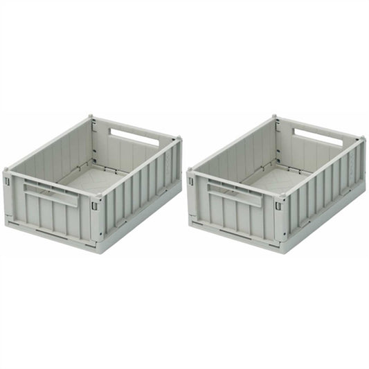 Liewood Weston Storage Box S Dove Blue 2-Pack