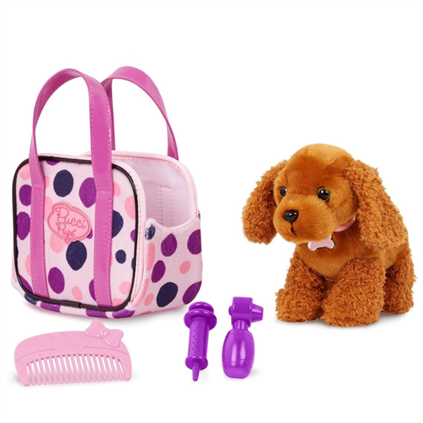 Pucci Pups Dog in Bag Dots