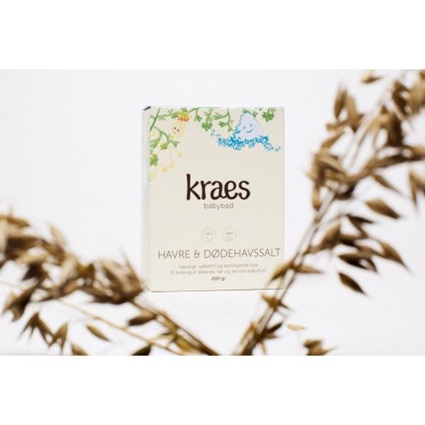 BabyKraes Baby Bath Oat/Dead Sea Salt 200 g.