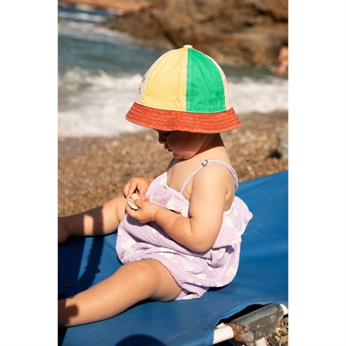 Bobo Choses Lavender Waves All Over Romper