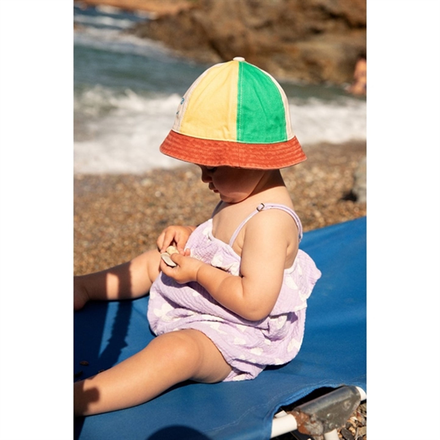 Bobo Choses Lavender Waves All Over Romper