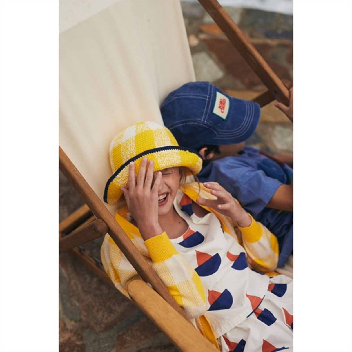 Bobo Choses White Sail Boat T-Shirt