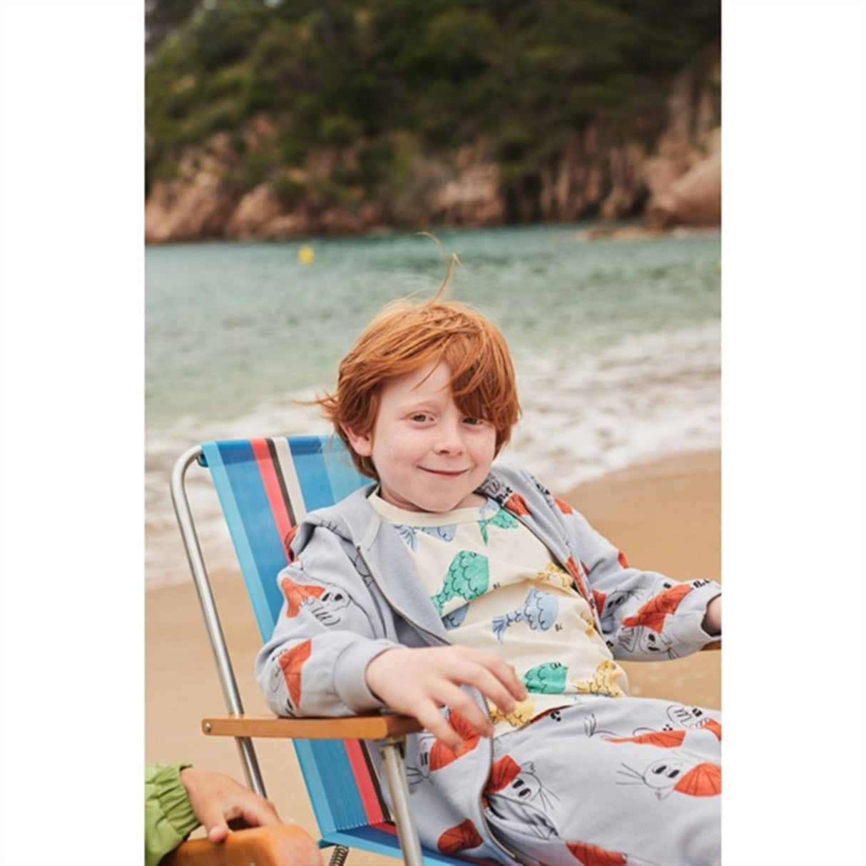 Bobo Choses White Multicolor Fish All Over T-Shirt