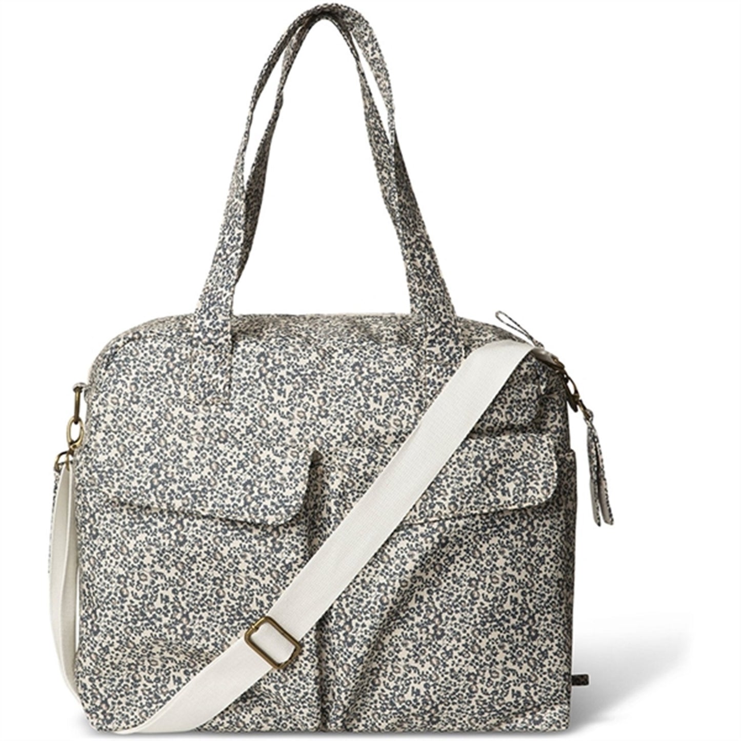 That's Mine Nursing Bag Benne Flores Sandshell/Blue