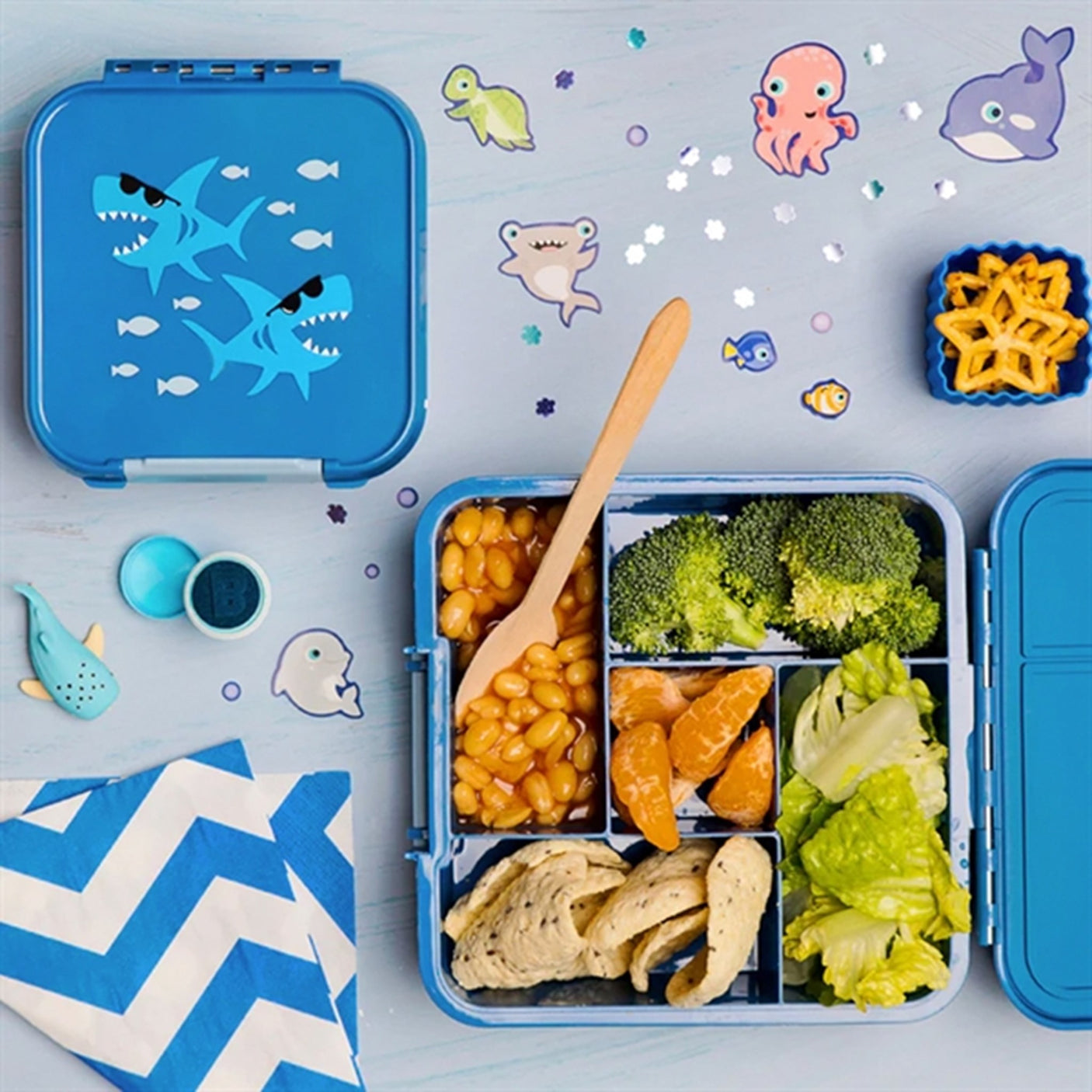 Little Lunch Box Co Bento 5 Lunch Box Shark 3