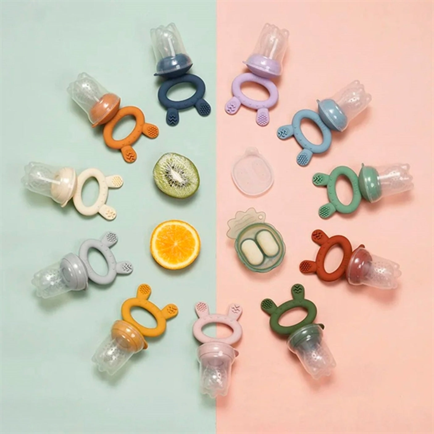 Haakaa Silicone Food Feeder Blush