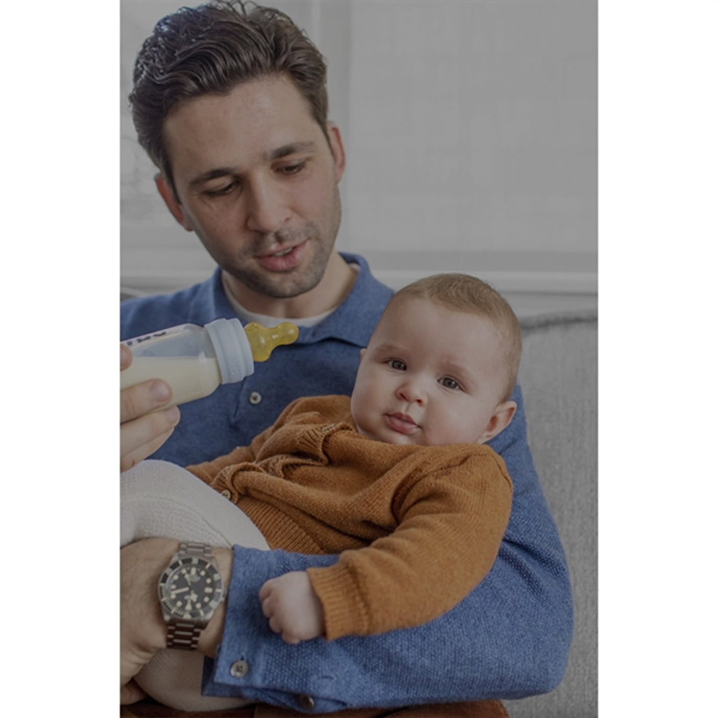 Bibs Baby Glass Bottle Complete Set Baby Blue 225 ml