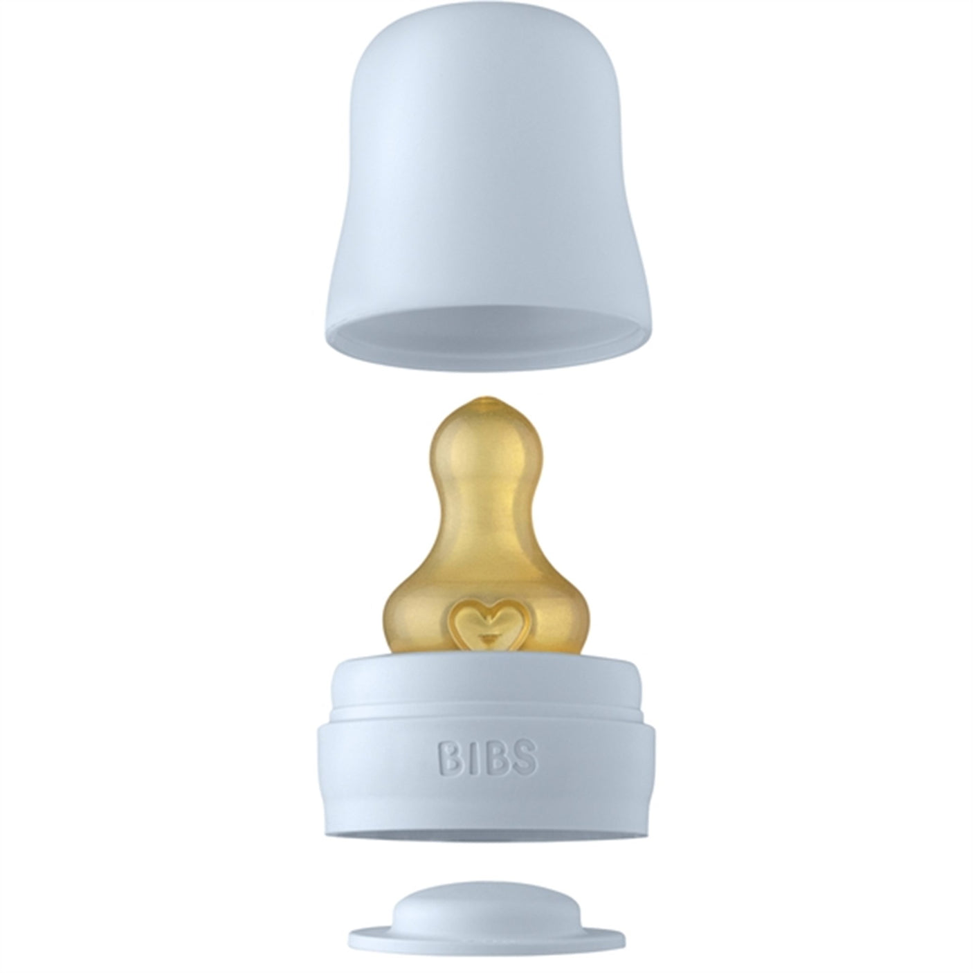 Bibs Baby Glass Bottle Complete Set Baby Blue 110 ml