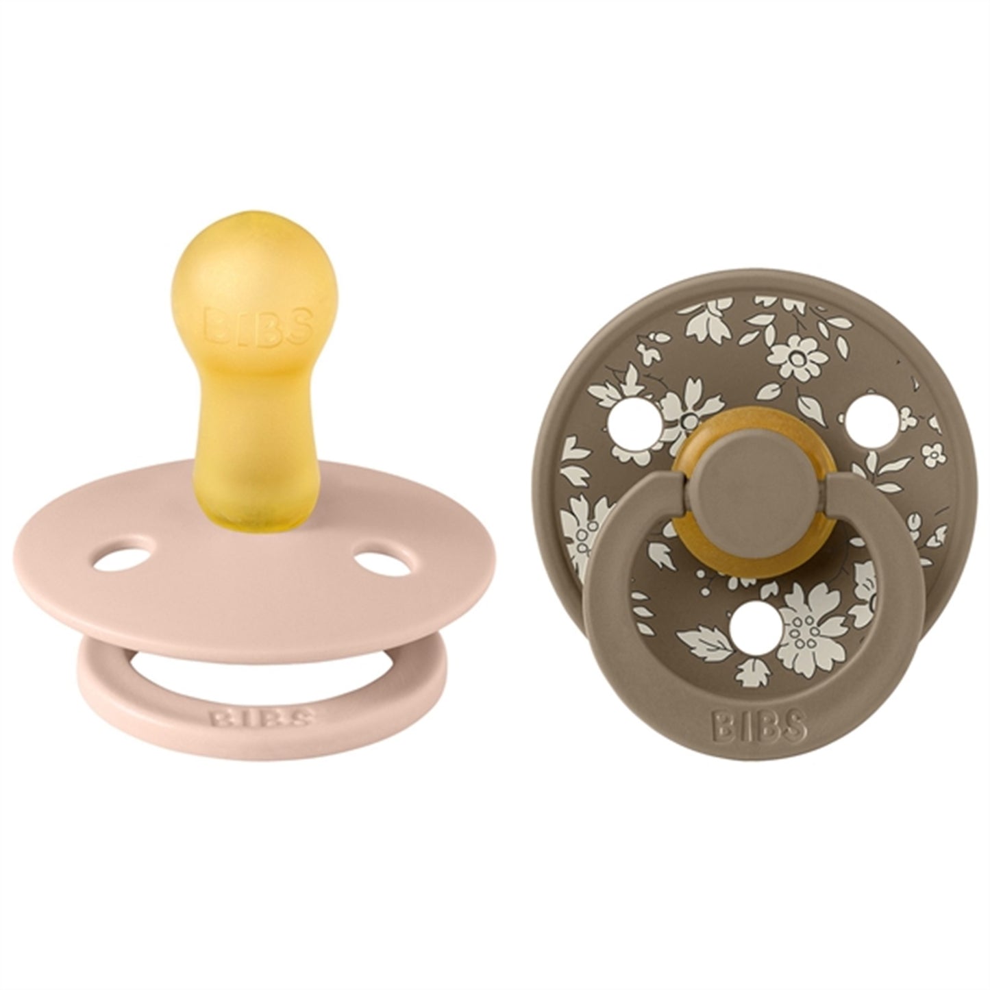 Bibs x Liberty Latex Pacifier 2-pack Capel Blush Mix