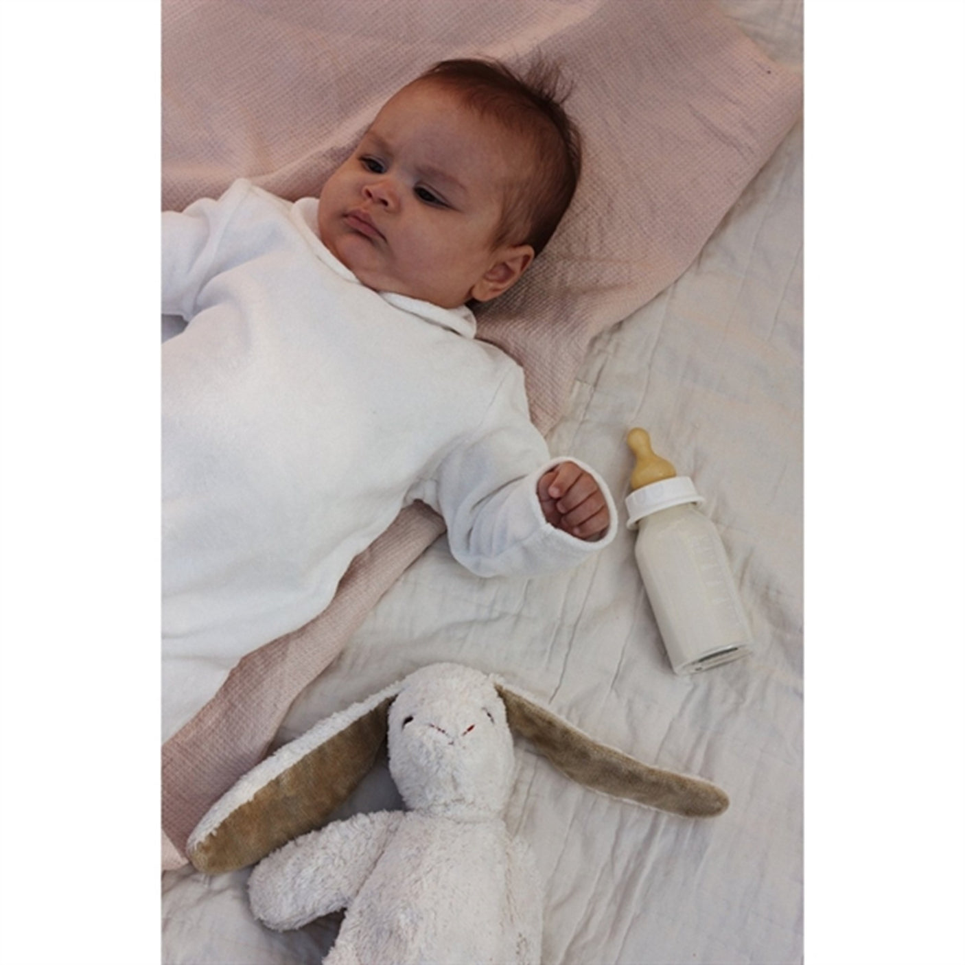 lalaby Natural White Moon Onesie