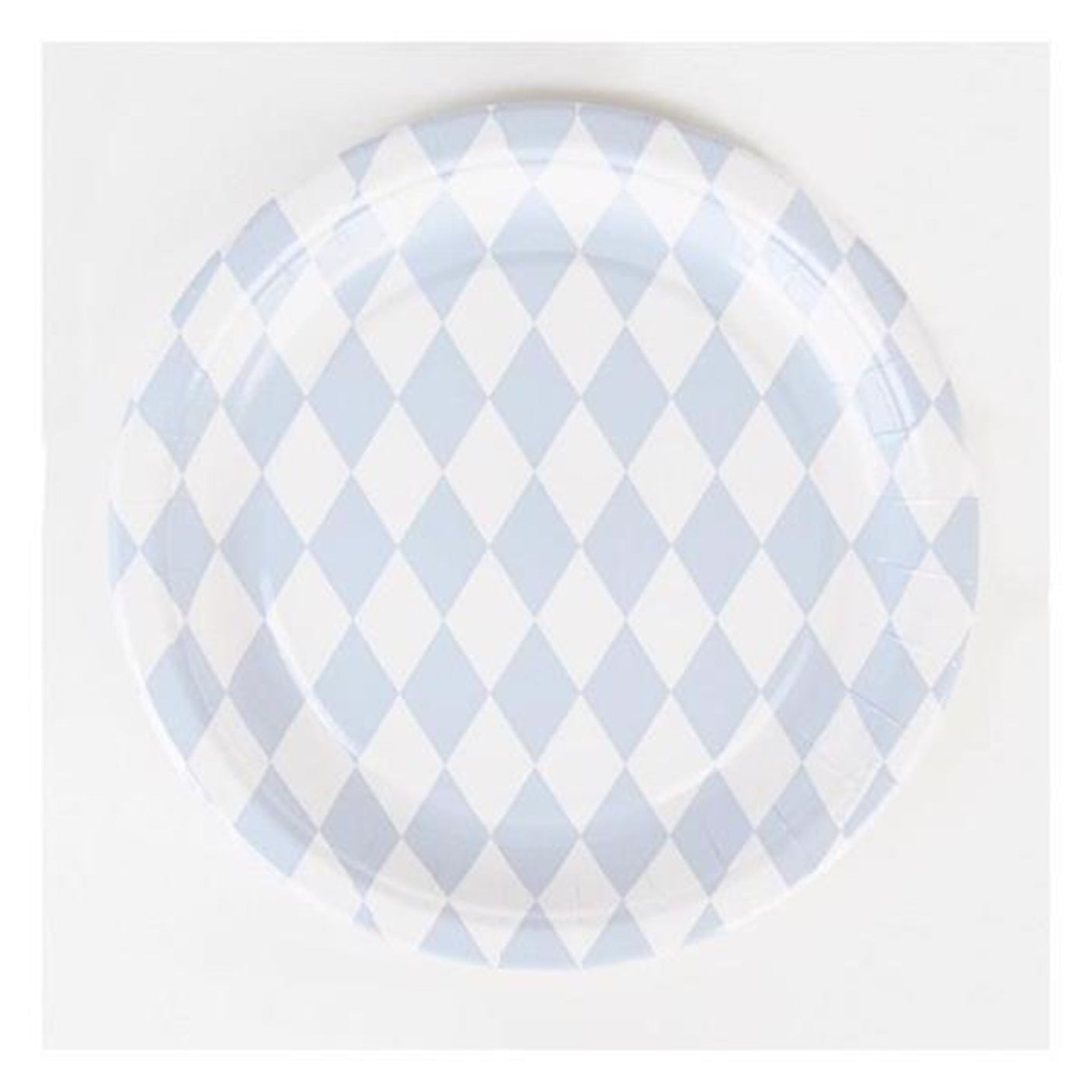 My Little Day 8 Paper plates (light blue diamonds)