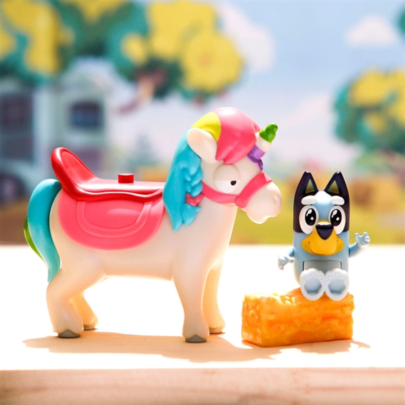 Bluey Figures Bluey & Unipony 3