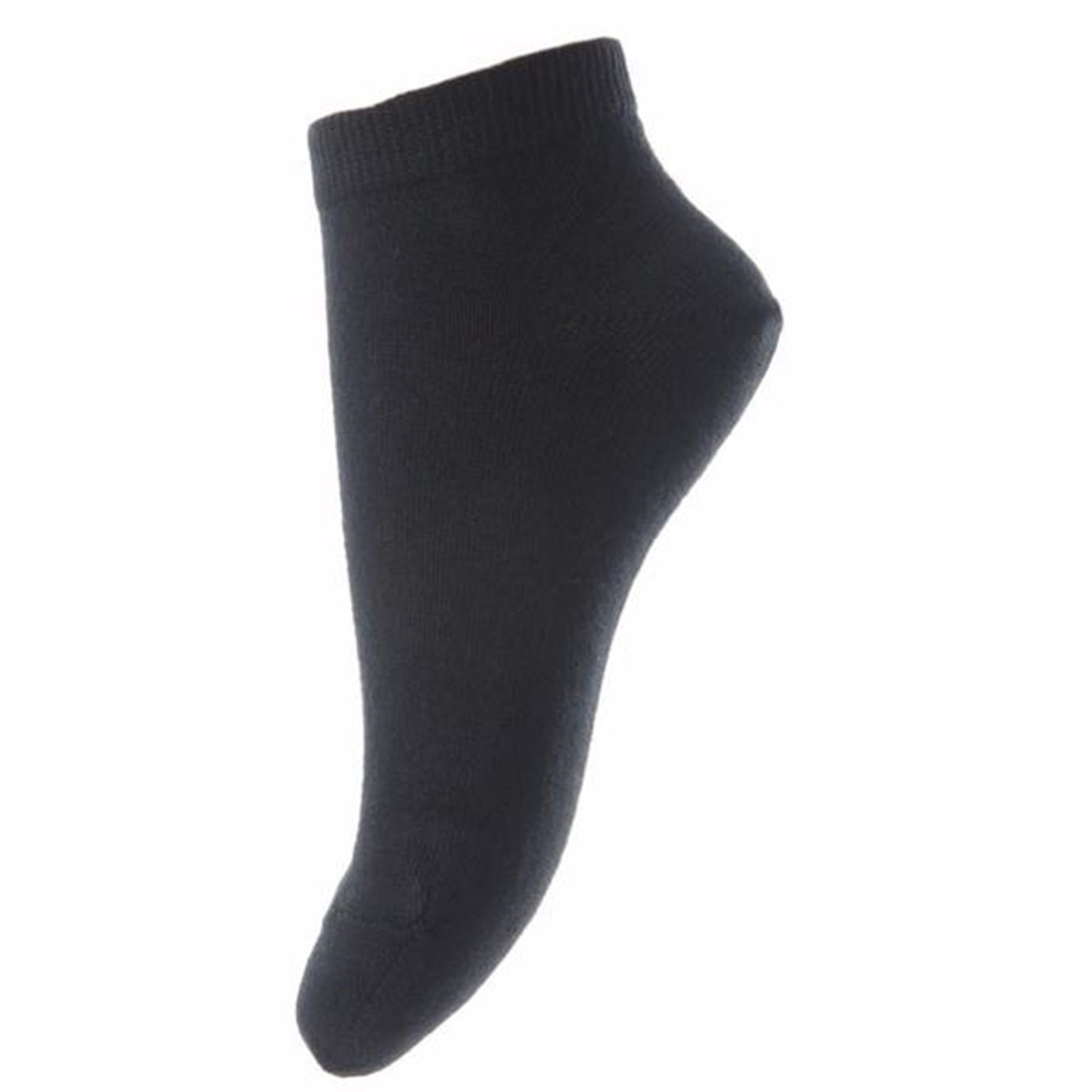 MP Cotton Plain Footies Black