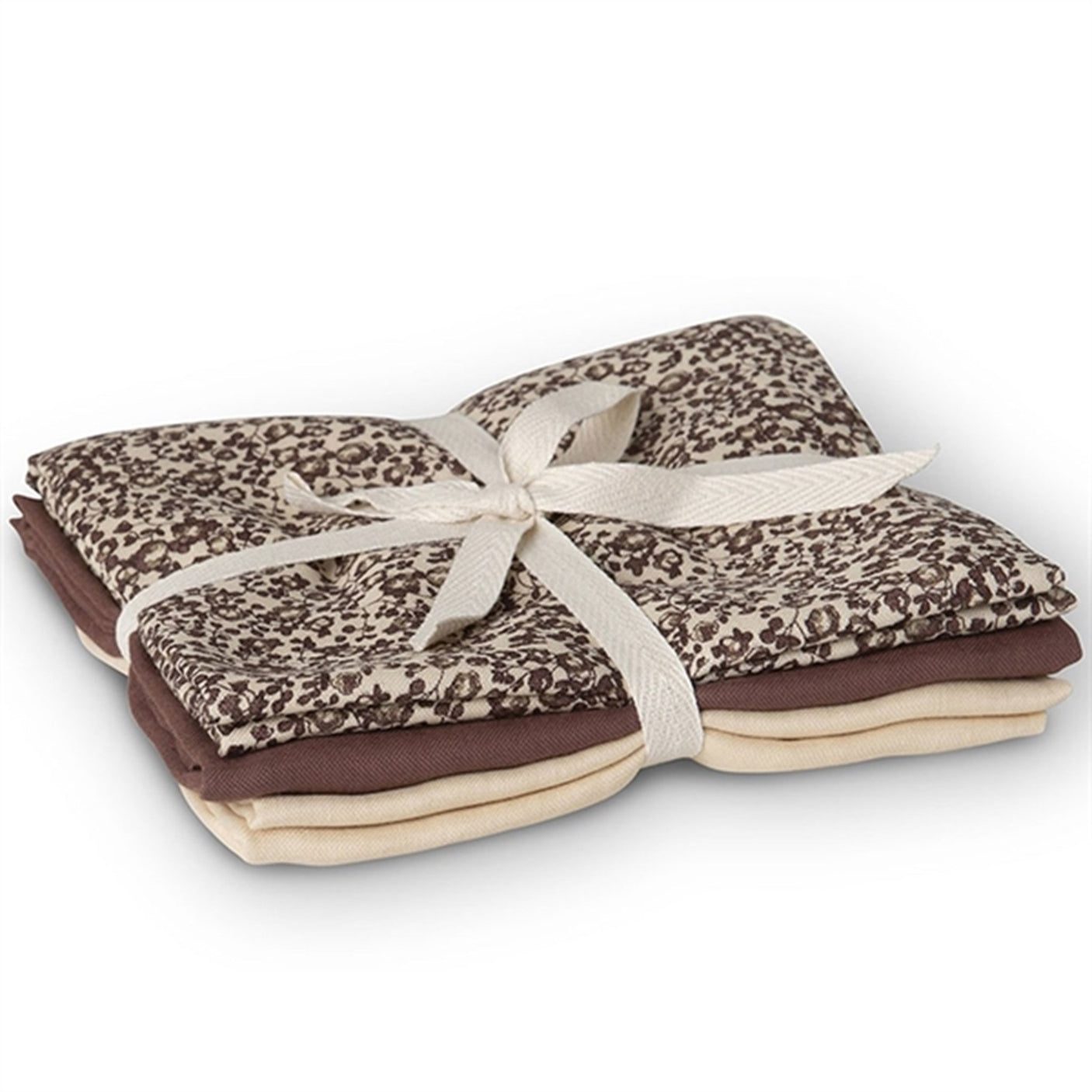 That's Mine Muslin Cloths 3-Pack Bora Flores Red